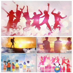 S811 歌曲 不再犹豫 (伴奏) 晚会节目 LED大屏 超清 视频素材制