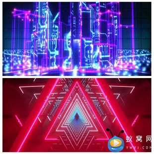 S2623 无价之姐 动感炫酷舞台晚会 LED节目大屏舞美背景视频素材