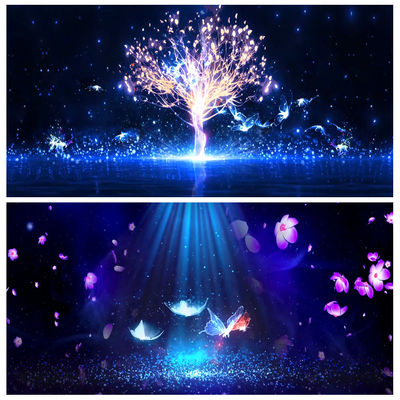 S6206《蝶恋花》唯美蝴蝶 晚会节目舞蹈舞美LED大屏背景视频素材