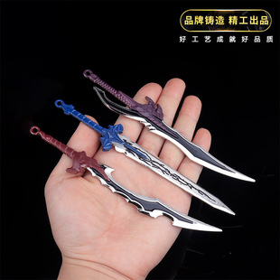 我独自升级周边骑士杀手毒牙3件套装武器模型金属玩具摆件手办