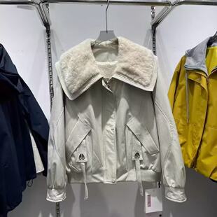 上衣夹克加绒加厚求职季 宽松短款 海军小个子加绒外套时尚 2026新款