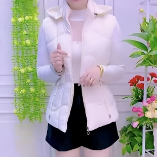 中长款 女冬季 加厚秋冬时尚 休闲百搭女款 马夹 2025短款 修身 保暖薄款