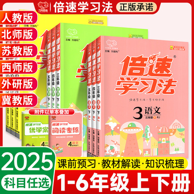 2025小学倍速学习法语数英任选