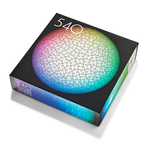 540 Цветов 3DSPHERE ЦВЕТНЫЙ Градиент сферический трехмерный трехмерная головоломка