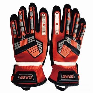 22式消防员抢险救援手套耐高温防切割防撞应急救援手套地震救灾手