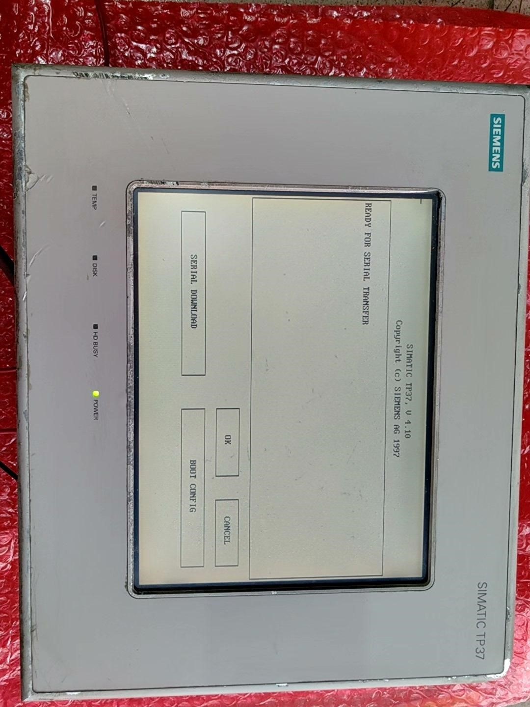 西门子SIMATIC TP37触摸屏系统 6AV3637-1