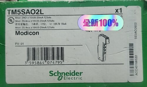 莫迪康 TM5SAO2L原装施耐德Schneider模拟量输