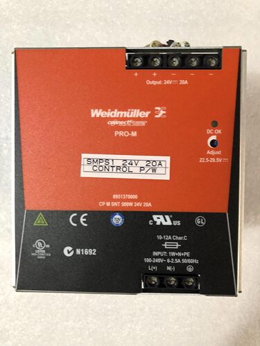 魏德米勒电源   CP M  SNT  500W 24V