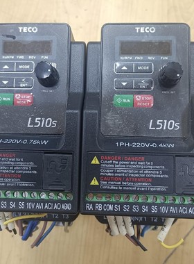 原装正品东元TECO变频器，型号， L510S- 201 -