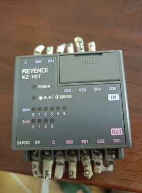 KEYENCE基恩士CKV-10T小型封装型PLC，成色如图