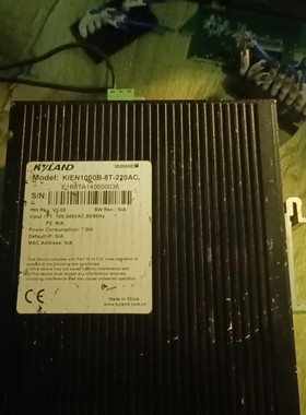 东土交换机KIEN1000B-8T-220ac便宜出，二手物