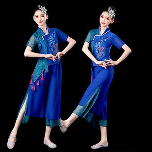 胶州秧歌服演出服女中国风艺考剧目古典舞民族舞蹈服装广场舞套装