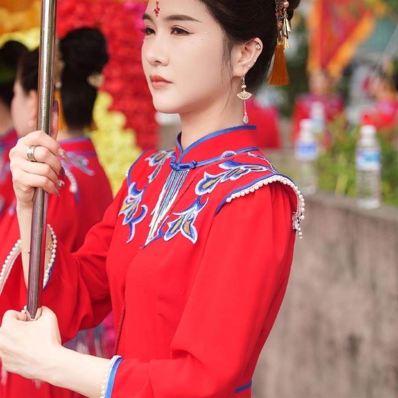 新款打鼓服女腰鼓盘鼓队队服喜庆演出套装舞台服装秧歌服比赛,女装/女士精品,民族服装/舞台装,淘宝优惠券,粉丝福利购,淘宝优惠卷