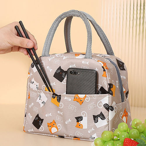 饭盒袋保温便当手提包学生带饭防水上班族装餐包加厚袋子午餐盒饭