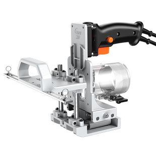 二合一连接件开槽器隐形件开槽机新款木工修边机开槽支架开孔神器