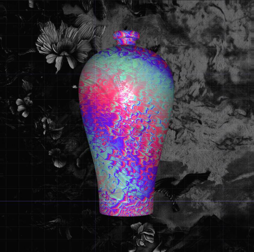 TouchDesigner源文件 瓷器演变过程 可替换模型以及图片图片