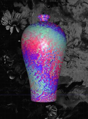 TouchDesigner源文件 瓷器演变过程 可替换模型以及图片