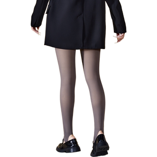 SK滤镜袜加绒秋冬保暖假透肉踩脚打底裤微压显瘦腿哑光一体连裤袜