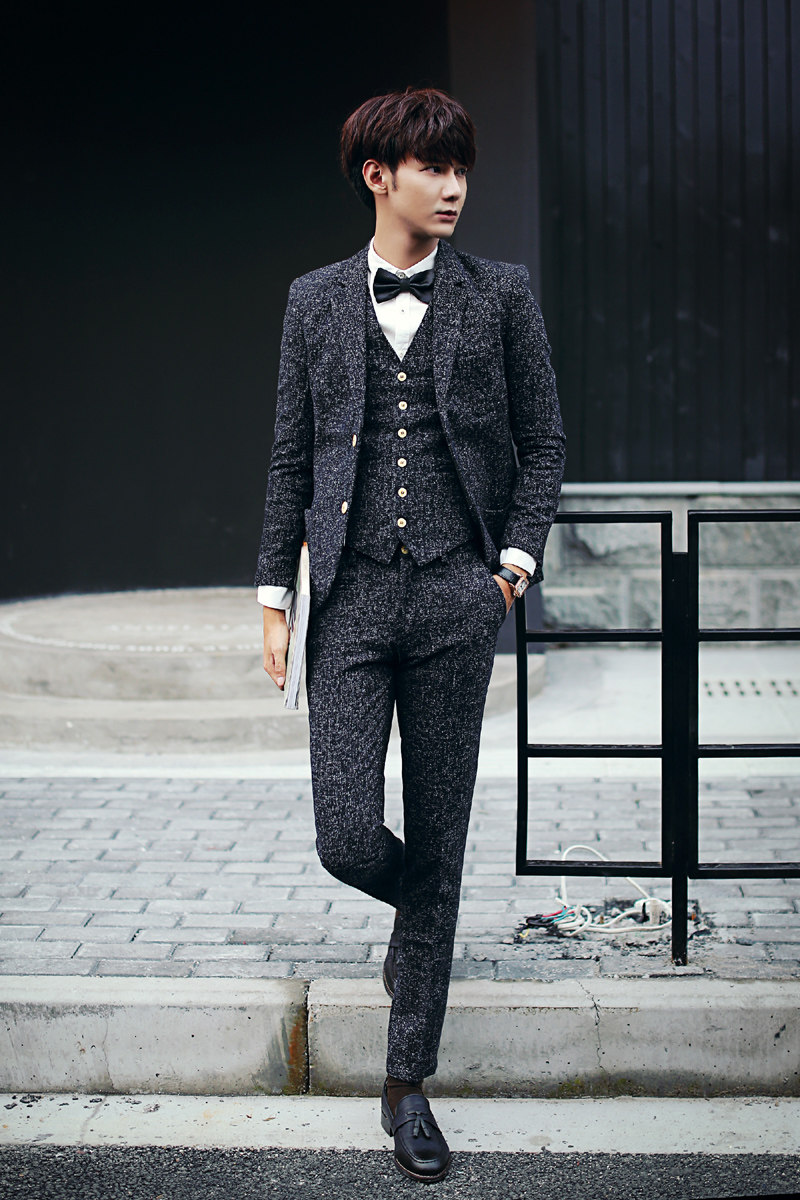 Costume homme en laine pour hiver - Ref 1553334 Image 3