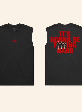 Jennie官网新周边Like 背心Statement无袖夏季宽松男女同款tee