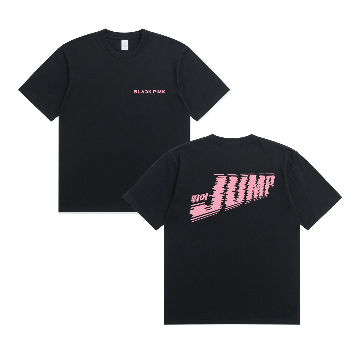 blackpink官网周边 JUMP 短袖T恤无袖背心夏季圆领宽松男女tee