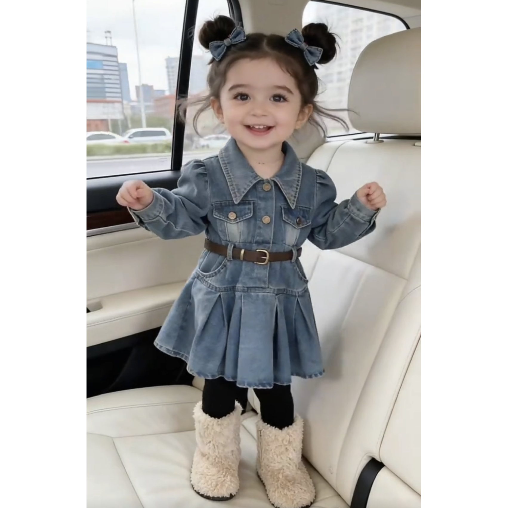 女童秋装2026新款连衣裙儿童春秋季洋气牛仔小女孩女宝宝时髦裙子,童装/婴儿装/亲子装,儿童牛仔裙,淘宝优惠券,粉丝福利购,淘宝优惠卷