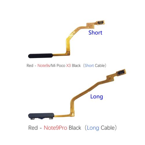 适用于小米红米Note9Pro Note9S指纹排线 按键感应