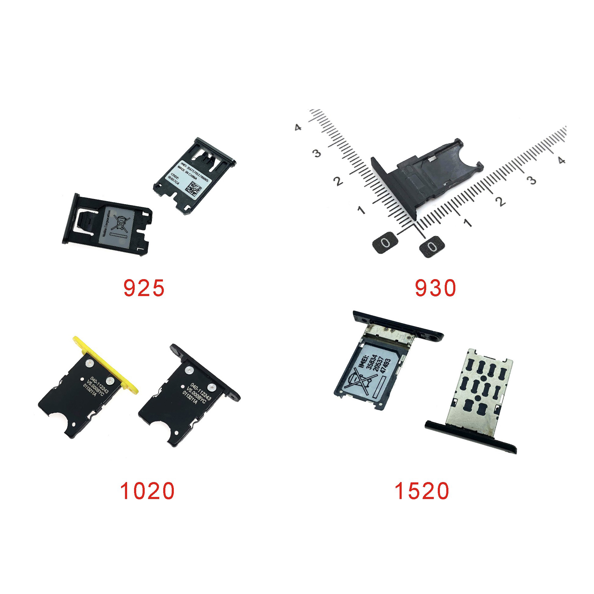 适用于诺基亚 lumia 925 930 1020 1520卡托卡座 SIM卡座卡槽-封面