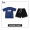 3X3 Navy Short Sleeve+DNA Black Shorts