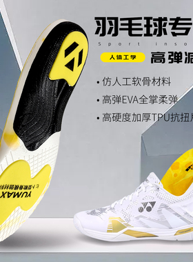 专业羽毛球运动鞋垫 YUMAX雷伊Targa碳板ACF缓冲减震65Z3抗扭鞋垫