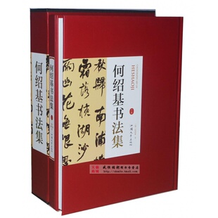 精装 局部 全两册 社380正版 书法全集书法作品集书法技巧书法入门名家书 汕头大学出版 何绍基书法集