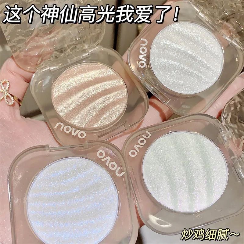 彩妆NOVO幻影光感立体高光粉 土豆泥偏光爆闪脸部提亮变色龙高光