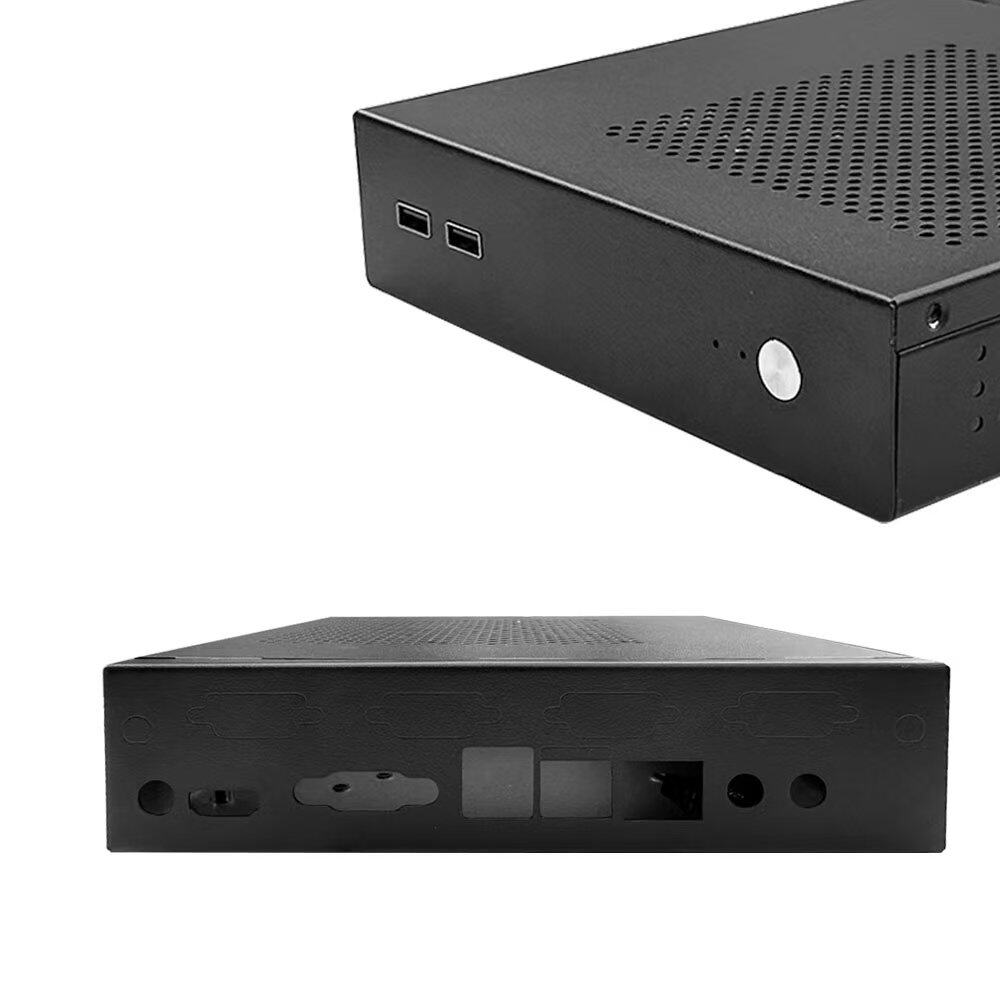 全新mini迷你工控一体机机箱X86电脑主机前置USB口17X17主板空位 - 实物图