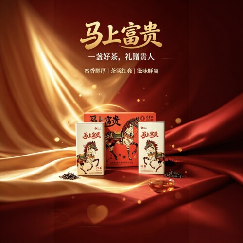 马上富贵红茶240克礼盒装