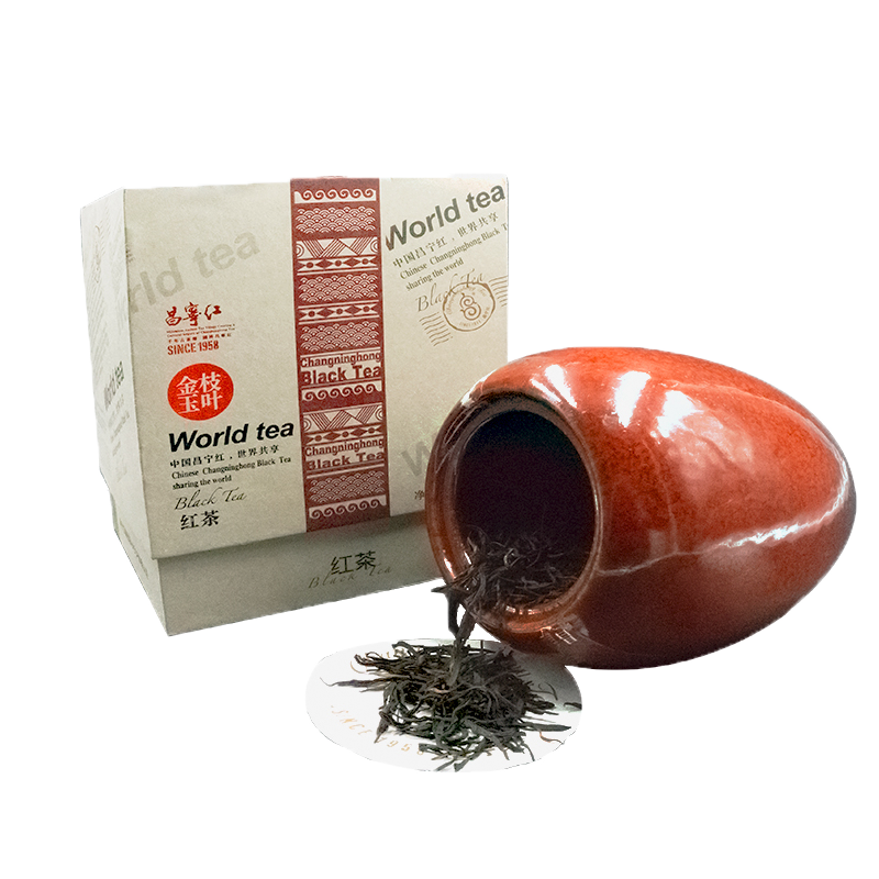 昌宁红金枝玉叶190g 滇红茶云南古树红茶罐装礼盒茶工夫红茶