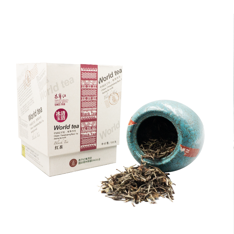 冰清玉洁100g大叶种滇红茶