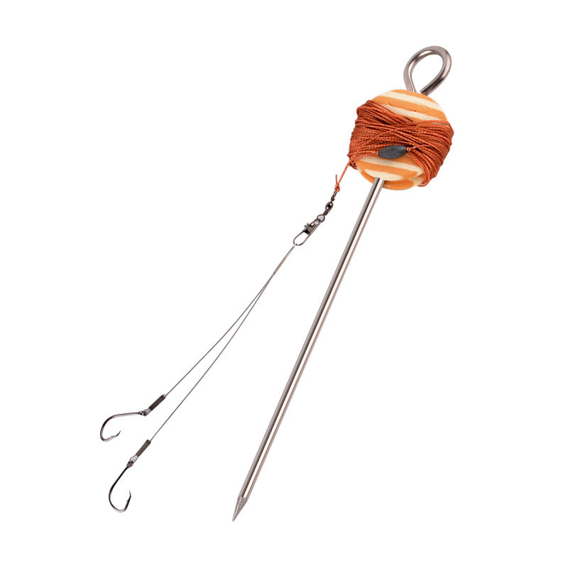 甲鱼钩全套地插钓钩歪头钓勾线组钓组排钩王八甲鱼针黑鱼钩老鳖钩