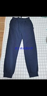 北京新学道校服裤春秋冬校服纯棉夏薄加绒藏青色运动裤大码定制