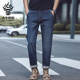 大牛传说2025年秋冬赤耳丹宁牛仔裤 3025 弹力长裤 男士 宽松直筒大码
