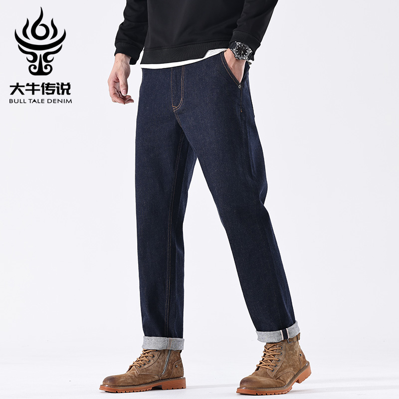 大牛传说弹力赤耳牛仔裤