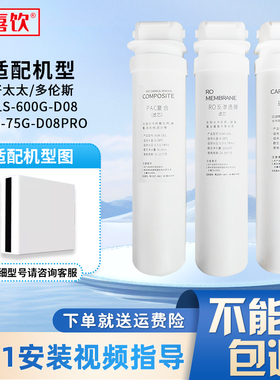 好太太/多伦斯DLS-600G-D08/DLS-75G-D08PRO净水器ASM183通用滤芯