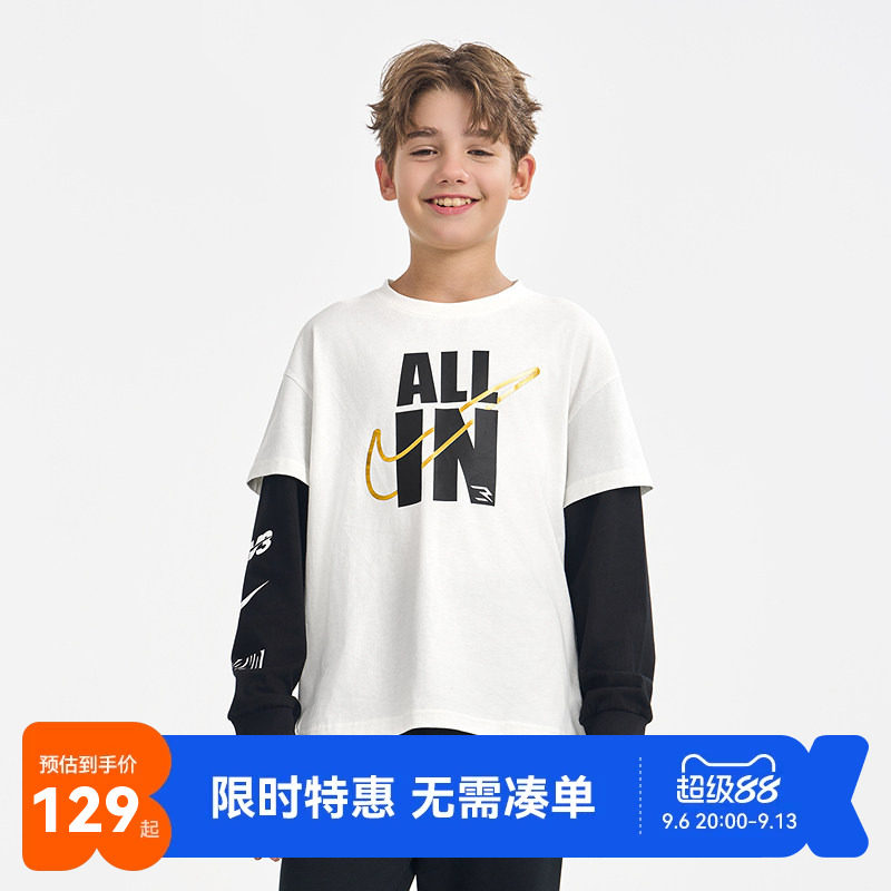 儿童长袖t恤Nike新品上市