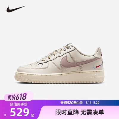 NIKE童鞋儿童板鞋男女童休闲运动鞋COUNT中大童鞋子潮HQ1907-100