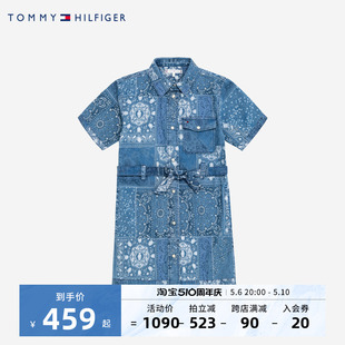 夏季 TOMMY儿童装 可爱上衣潮 正品 女童牛仔短袖 连衣裙时尚 新品