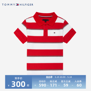 新品 TOMMY儿童夏季 男童轻薄短袖 Polo衫 宝宝舒适上衣潮