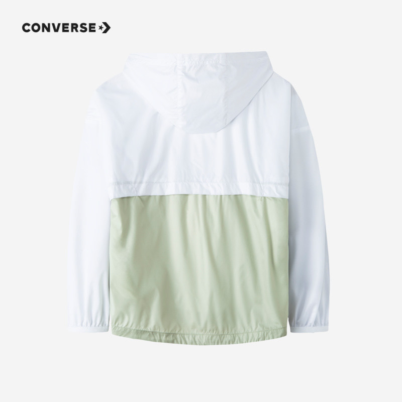 컨버스 컨버스 아동복 2024 봄 새로운 스타일 소년 소녀 스포츠 용 재킷 큰 아동 코트 방풍 피부 코트 얇은