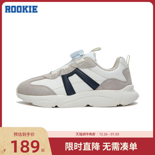 女童旋钮运动鞋 Rookie童鞋 新款 男童2025冬季 RK2441025 儿童老爹鞋