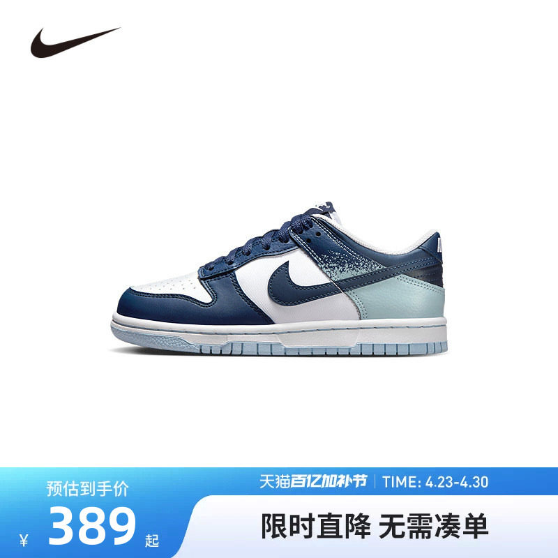 NIKE童鞋儿童板鞋男女童休闲运动鞋COUNT中大童鞋子潮IB7687-100