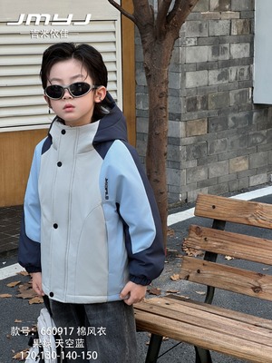 新款儿童长袖春秋男童休闲运动长袖冲锋衣外套120-150码)