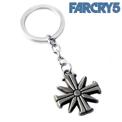 孤岛惊魂周边FARCRY钥匙链扣项链霸气挂件锥形宽松休闲暗黑项链